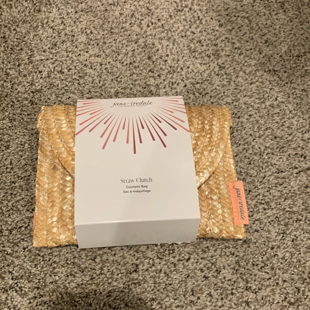 Jane Iredale Straw Clutch